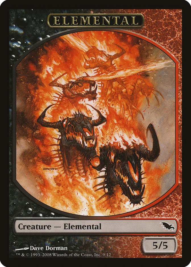 Elemental Token (9/12) [Shadowmoor Tokens] | Gamers Paradise