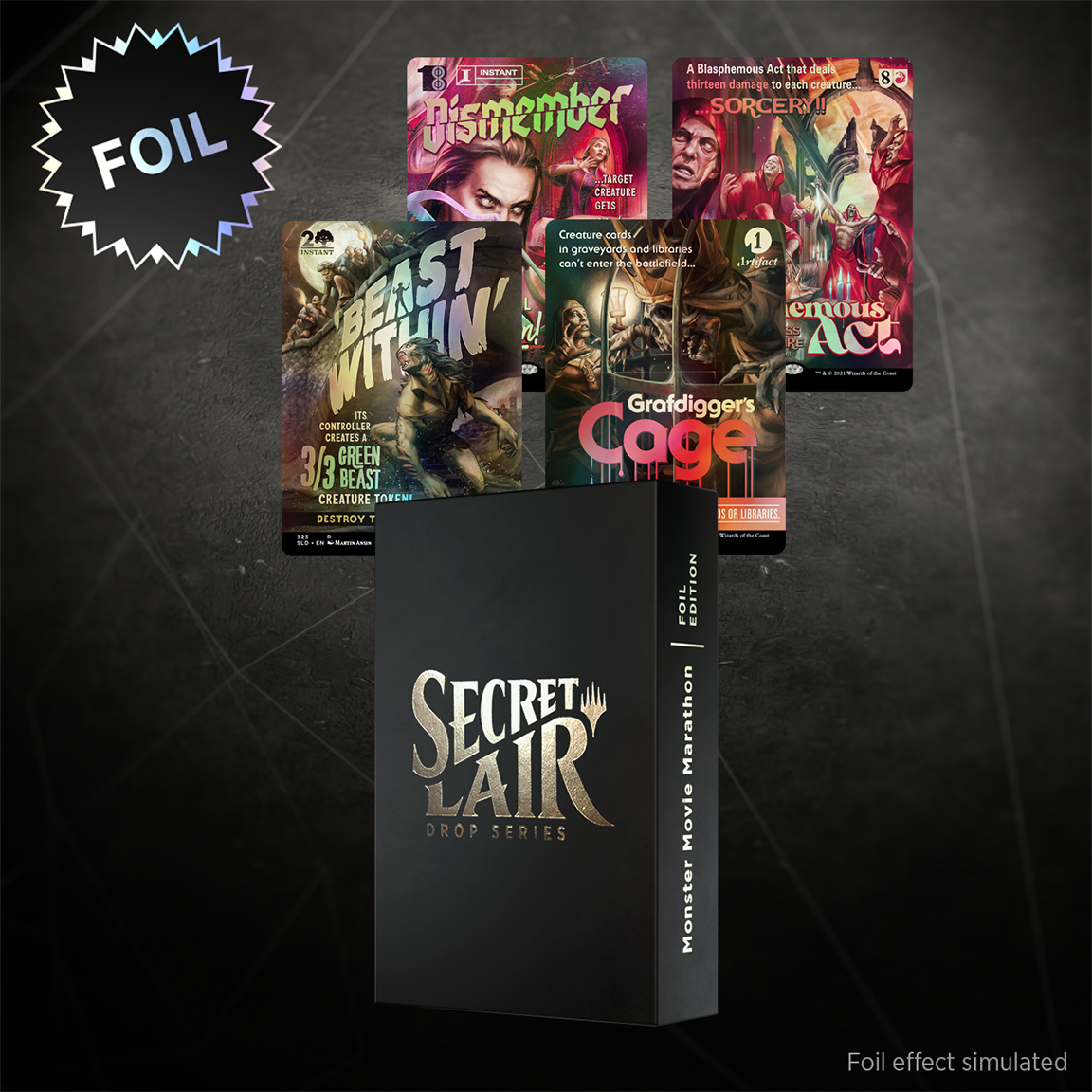 Secret Lair: Drop Series - Monster Movie Marathon (Foil Edition) | Gamers Paradise