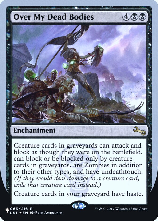 Over My Dead Bodies (Unfinity Foil Edition) [The List] | Gamers Paradise