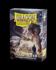 Dragon Shield: 100ct Outer Sleeves - Clear Matte (Standard) | Gamers Paradise