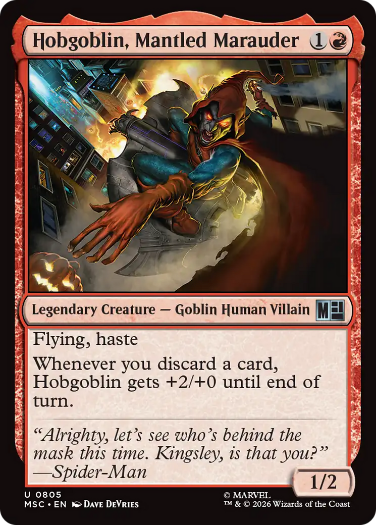 Hobgoblin, Mantled Marauder [Marvel Super Heroes Commander] | Gamers Paradise