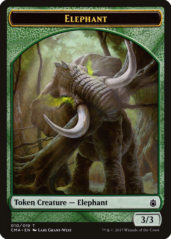 Elephant Token [Commander Anthology Tokens] | Gamers Paradise