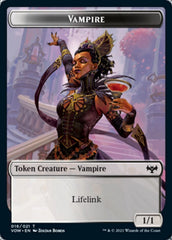 Blood // Vampire (016) Double-Sided Token [Innistrad: Crimson Vow Tokens] | Gamers Paradise