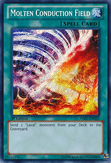 Molten Conduction Field [HA07-EN025] Secret Rare | Gamers Paradise