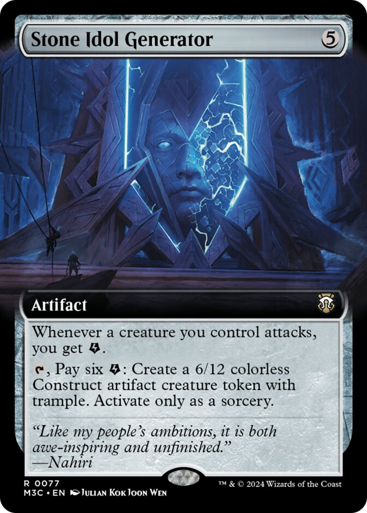 Stone Idol Generator (Extended Art) [Modern Horizons 3 Commander] | Gamers Paradise