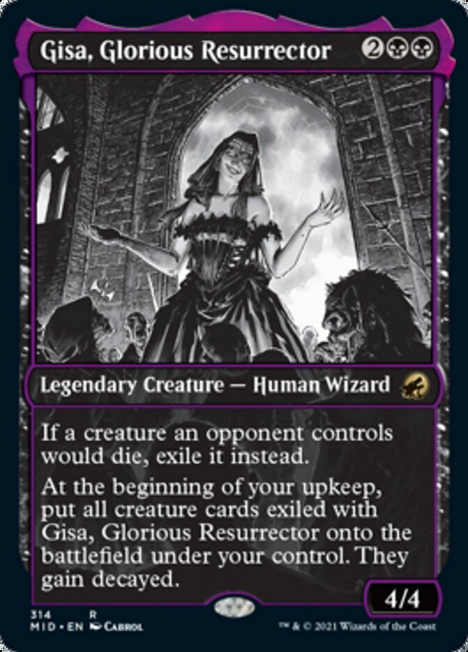 Gisa, Glorious Resurrector (Showcase Eternal Night) [Innistrad: Midnight Hunt] | Gamers Paradise