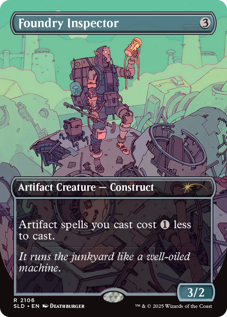 Foundry Inspector (Galaxy Foil) [Secret Lair Drop Series] | Gamers Paradise