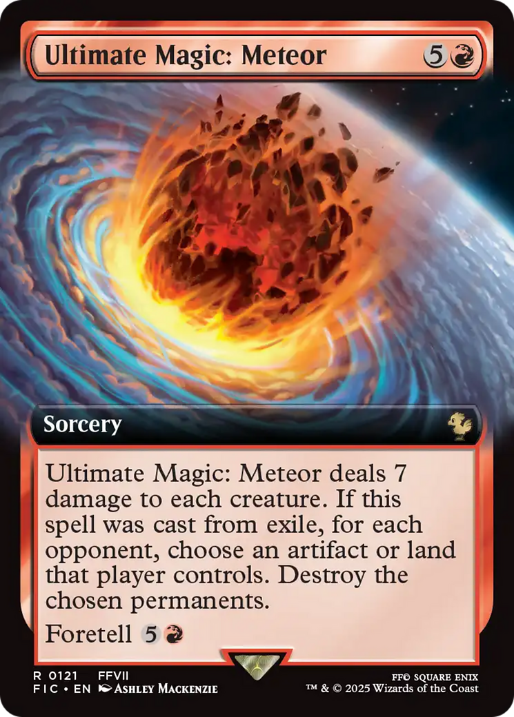 Ultimate Magic: Meteor (Extended Art) [FINAL FANTASY Commander] | Gamers Paradise