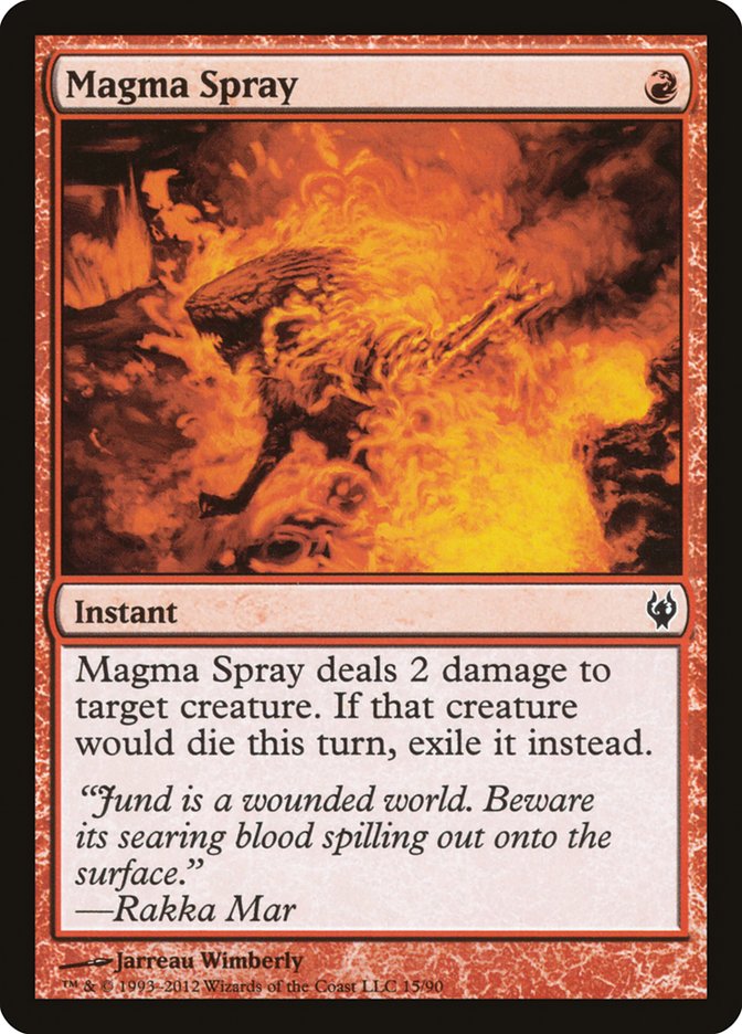 Magma Spray [Duel Decks: Izzet vs. Golgari] | Gamers Paradise