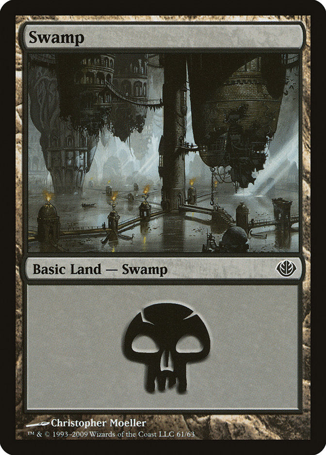 Swamp (61) [Duel Decks: Garruk vs. Liliana] | Gamers Paradise