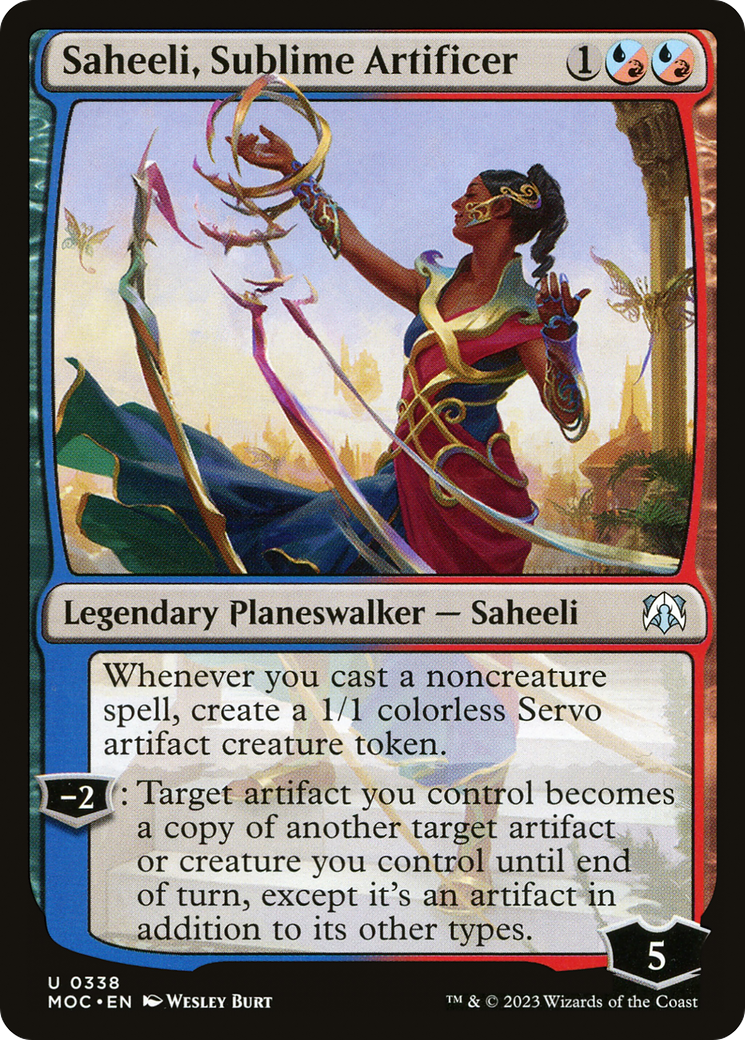 Saheeli, Sublime Artificer [March of the Machine Commander] | Gamers Paradise