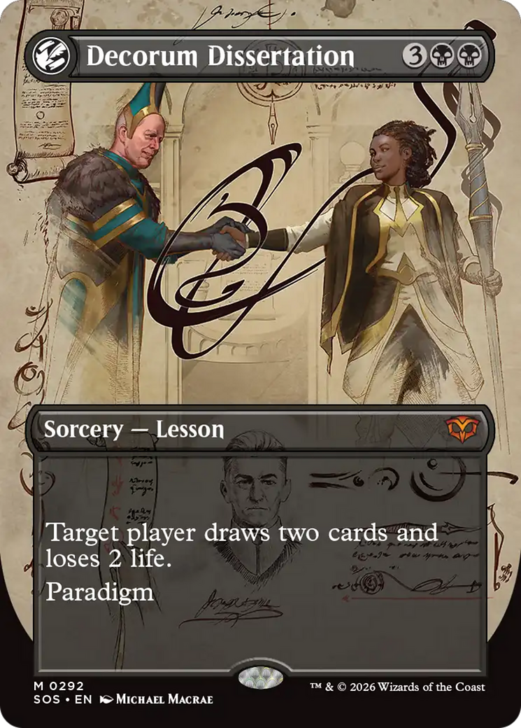 Decorum Dissertation (Borderless) [Secrets of Strixhaven] | Gamers Paradise