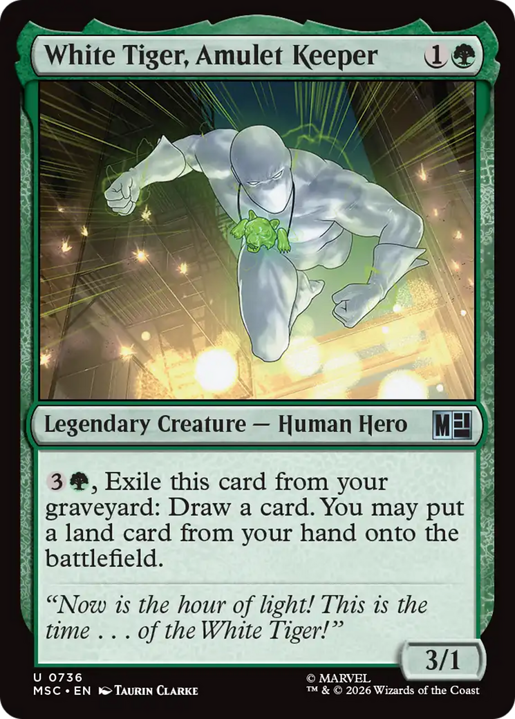 White Tiger, Amulet Keeper [Marvel Super Heroes Commander] | Gamers Paradise