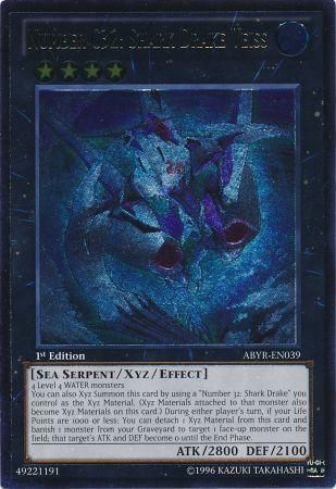 Number C32: Shark Drake Veiss (UTR) [ABYR-EN039] Ultimate Rare | Gamers Paradise