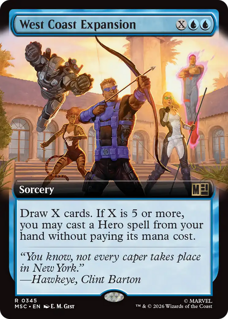 West Coast Expansion (Extended Art) [Marvel Super Heroes Commander] | Gamers Paradise