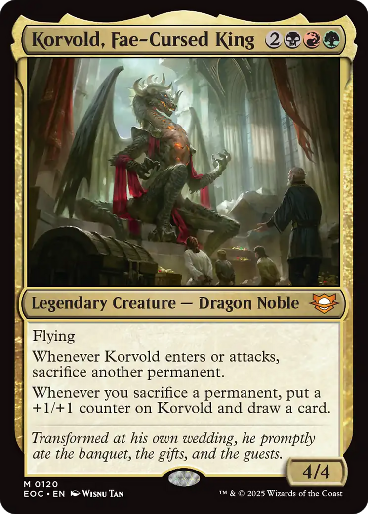 Korvold, Fae-Cursed King [Edge of Eternities Commander] | Gamers Paradise