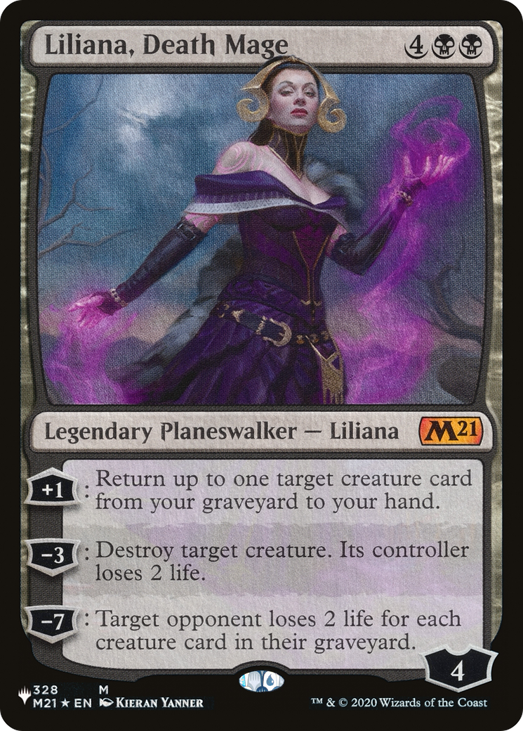 Liliana, Death Mage [The List Reprints] | Gamers Paradise