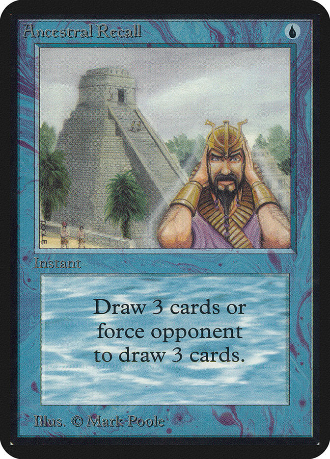 Ancestral Recall [Alpha Edition] | Gamers Paradise