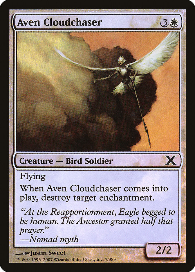 Aven Cloudchaser (Premium Foil) [Tenth Edition] | Gamers Paradise