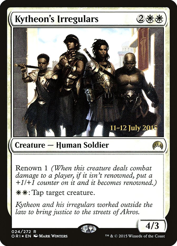 Kytheon's Irregulars [Magic Origins Prerelease Promos] | Gamers Paradise