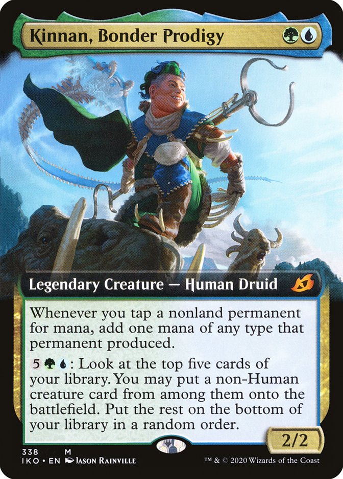 Kinnan, Bonder Prodigy (Extended Art) [Ikoria: Lair of Behemoths] | Gamers Paradise