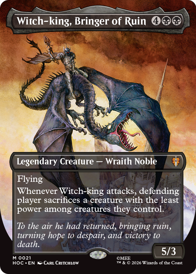 Witch-king, Bringer of Ruin (Borderless) [The Hobbit] | Gamers Paradise