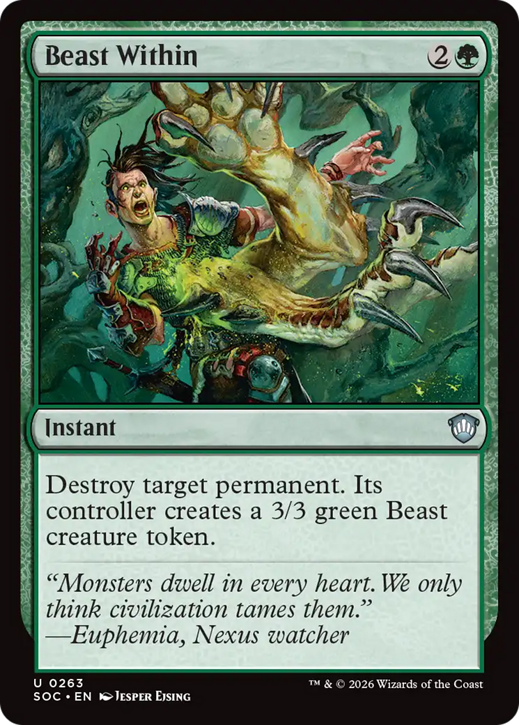 Beast Within [Secrets of Strixhaven Commander] | Gamers Paradise