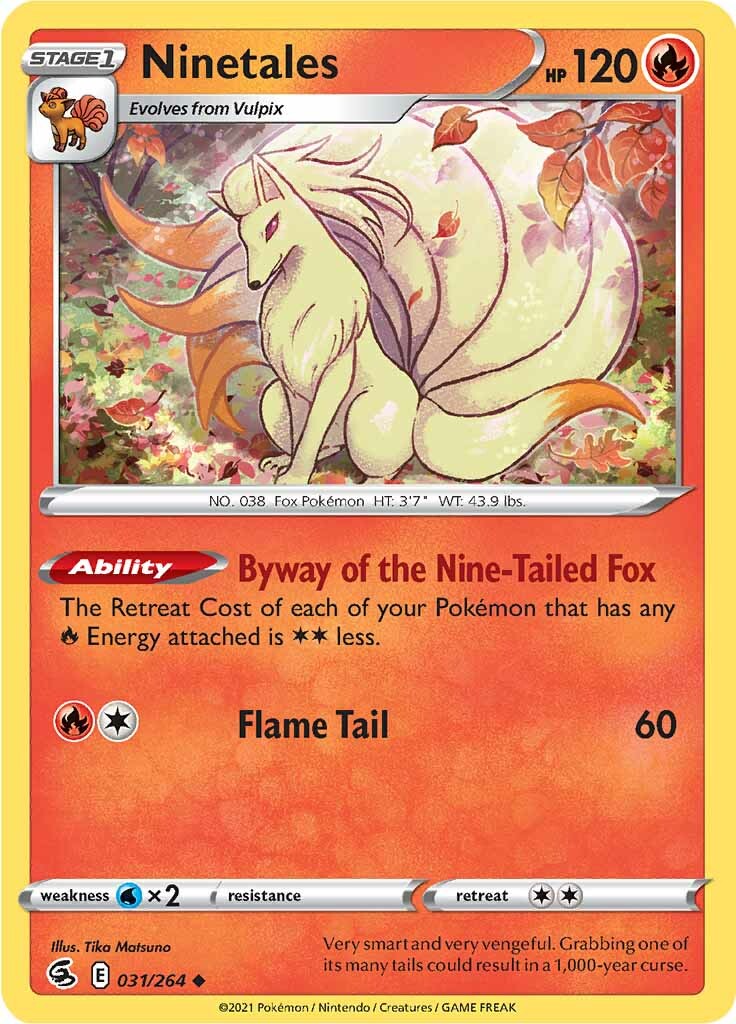 Ninetales (031/264) [Sword & Shield: Fusion Strike] | Gamers Paradise