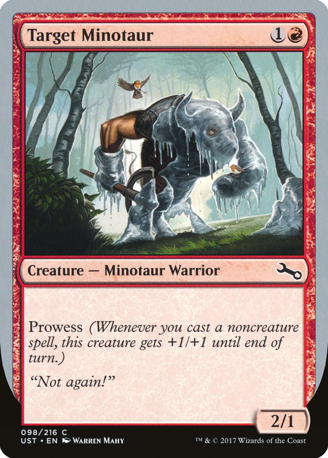 Target Minotaur (Ice Art) [Unstable] | Gamers Paradise