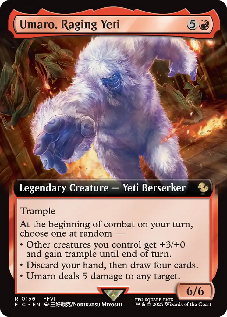 Umaro, Raging Yeti (Extended Art) [FINAL FANTASY Commander] | Gamers Paradise
