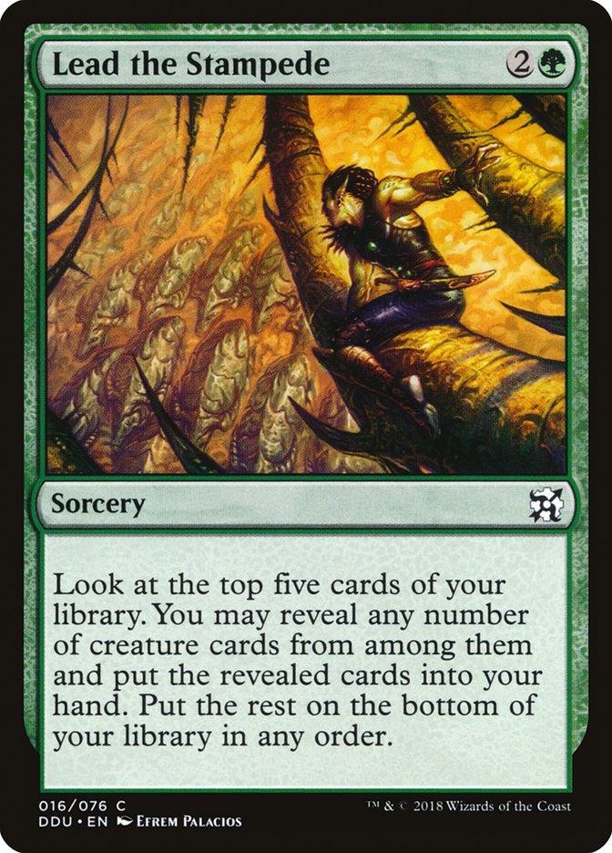 Lead the Stampede [Duel Decks: Elves vs. Inventors] | Gamers Paradise