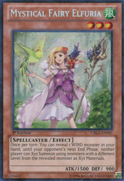 Mystical Fairy Elfuria [CBLZ-EN085] Secret Rare | Gamers Paradise