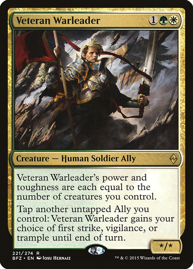 Veteran Warleader [Battle for Zendikar] | Gamers Paradise