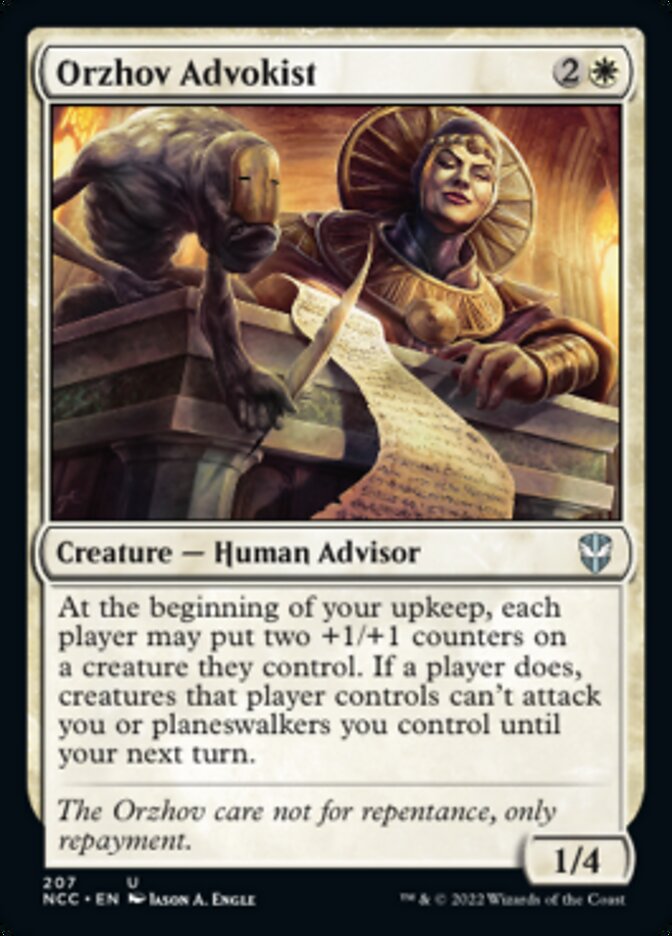 Orzhov Advokist [Streets of New Capenna Commander] | Gamers Paradise