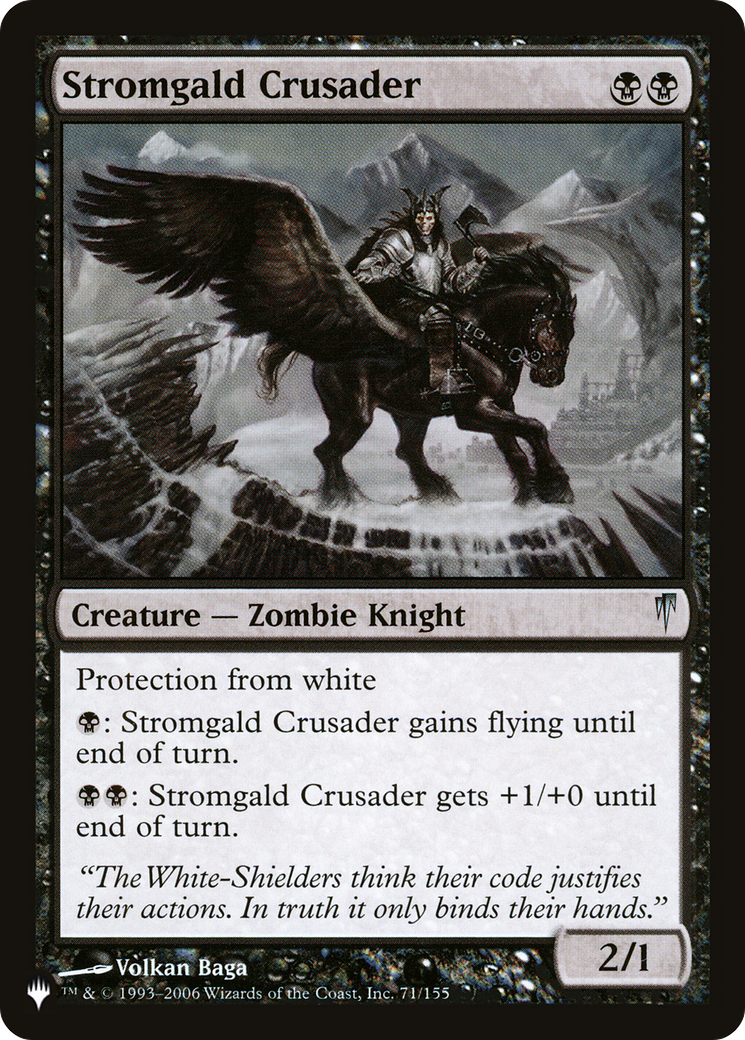 Stromgald Crusader [The List Reprints] | Gamers Paradise