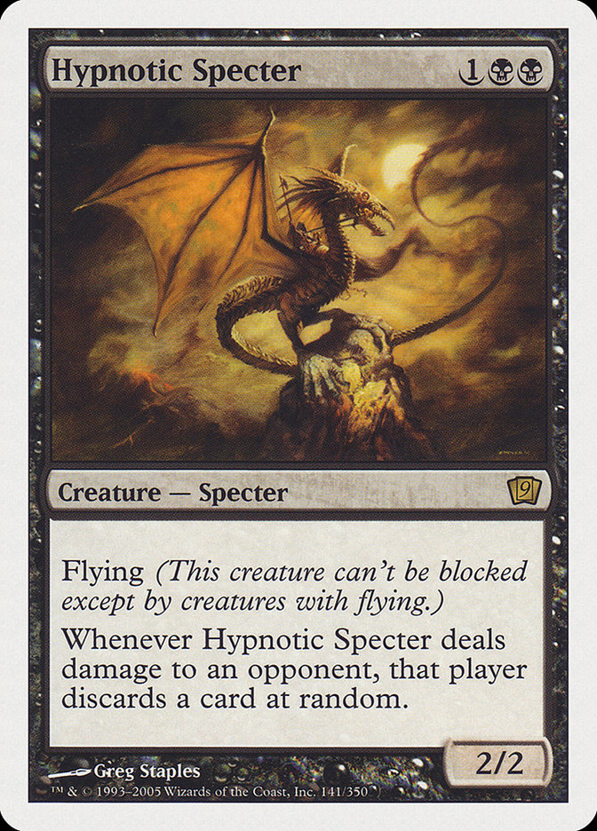 Hypnotic Specter (9th Edition) (Oversized) [Oversize Cards] | Gamers Paradise