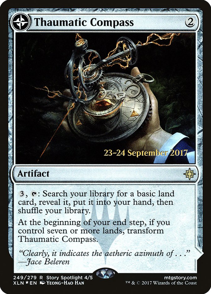 Thaumatic Compass // Spires of Orazca [Ixalan Prerelease Promos] | Gamers Paradise
