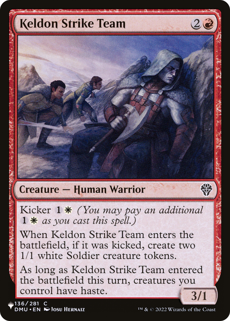 Keldon Strike Team [The List Reprints] | Gamers Paradise