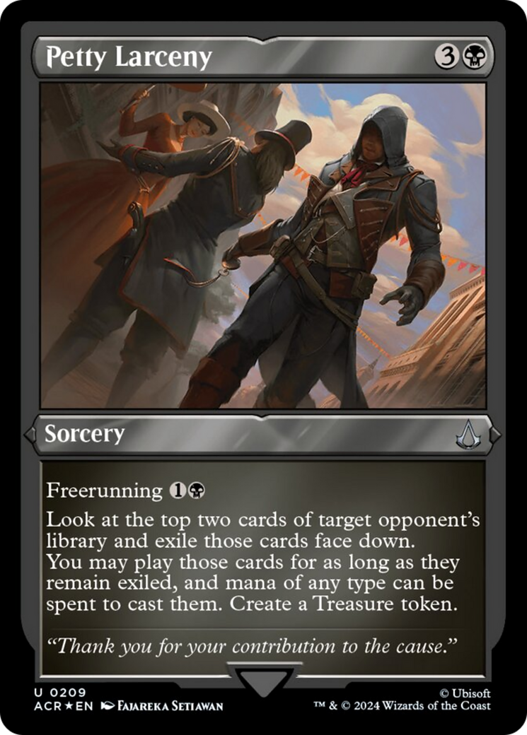 Petty Larceny (Foil Etched) [Assassin's Creed] | Gamers Paradise