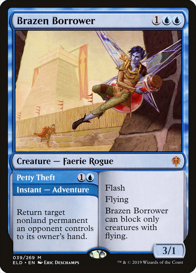 Brazen Borrower // Petty Theft [Throne of Eldraine] | Gamers Paradise