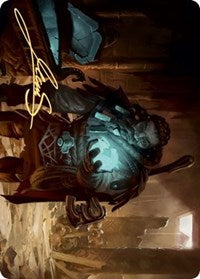 Vault Robber Art Card (Gold-Stamped Signature) [Kaldheim Art Series] | Gamers Paradise