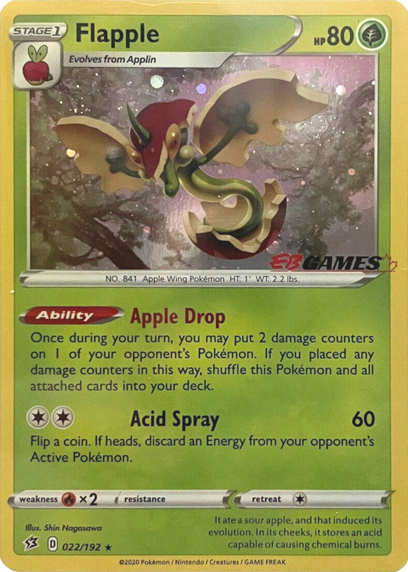 Flapple (022/192) (EB Games Exclusive) [Sword & Shield: Rebel Clash] | Gamers Paradise