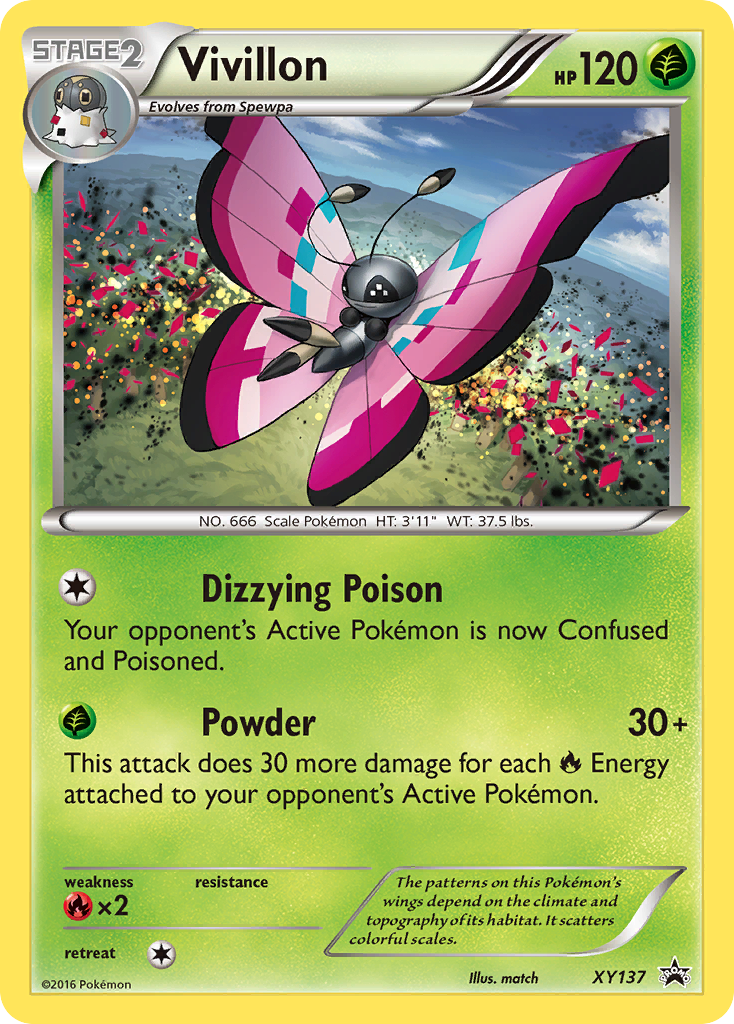 Vivillon (XY137) [XY: Black Star Promos] | Gamers Paradise