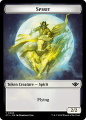 Treasure // Spirit Double-Sided Token [Outlaws of Thunder Junction Tokens] | Gamers Paradise