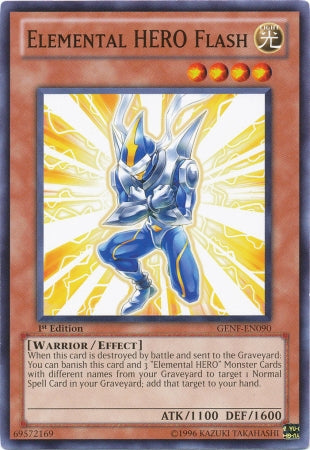 Elemental Hero Flash [GENF-EN090] Common | Gamers Paradise