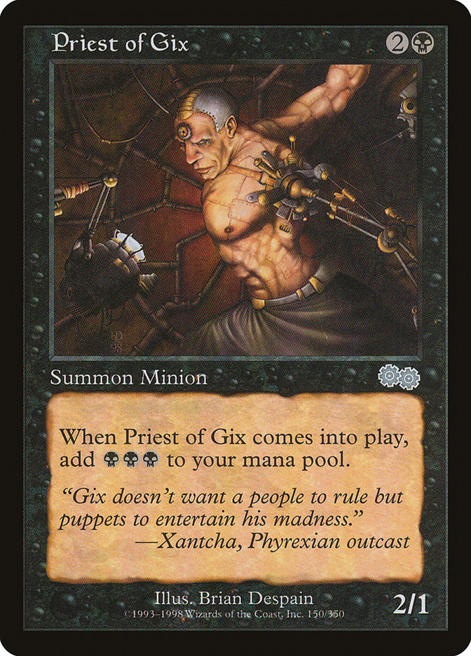 Priest of Gix [Urza's Saga] | Gamers Paradise
