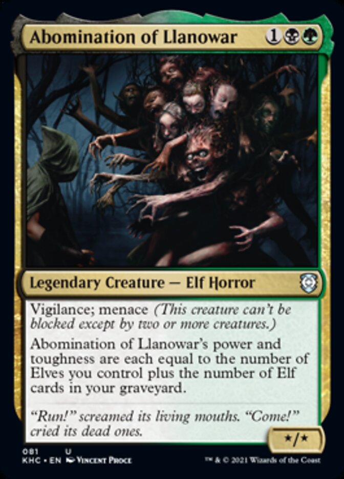 Abomination of Llanowar [Kaldheim Commander] | Gamers Paradise