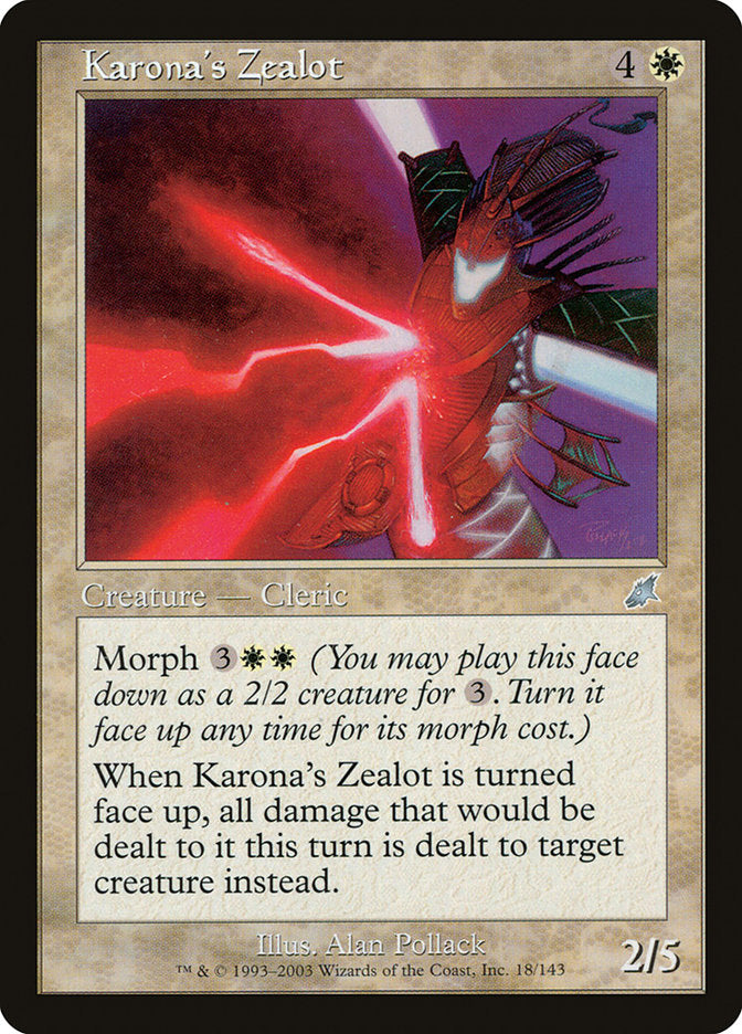 Karona's Zealot [Scourge] | Gamers Paradise