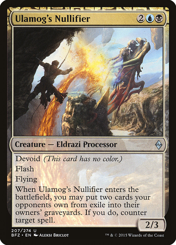 Ulamog's Nullifier [Battle for Zendikar] | Gamers Paradise