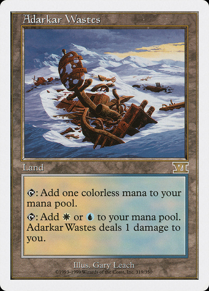 Adarkar Wastes [Classic Sixth Edition] | Gamers Paradise